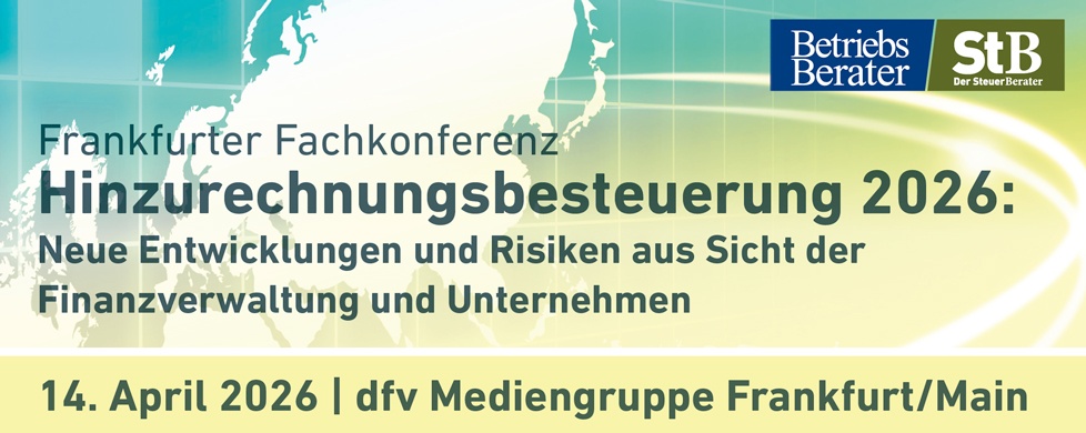 Frankfurter Fachkonferenz Hinzurechnungsbesteuerung 2026