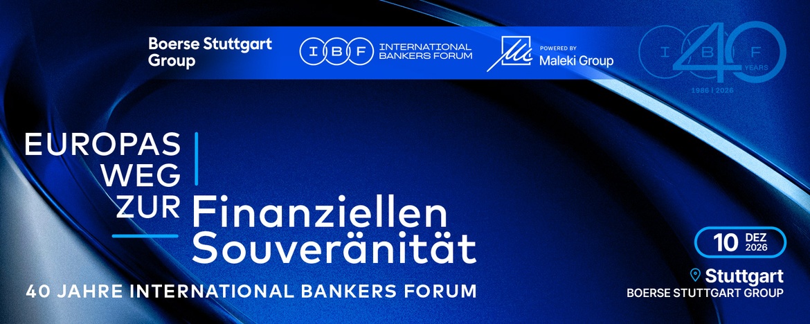 40 Jahre IBF "Europas Weg zur finanziellen Souveränität" in Stuttgart