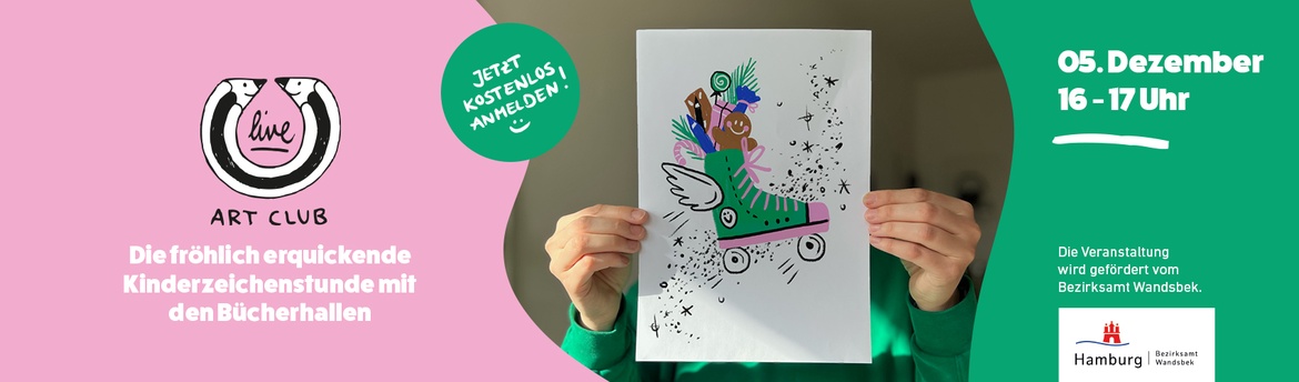 Kinderzeichenstunde mit den Bücherhallen - NIKOLAUSSTIEFEL