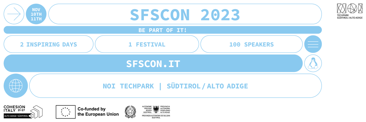 SFSCON - South Tyrol Free Software Conference