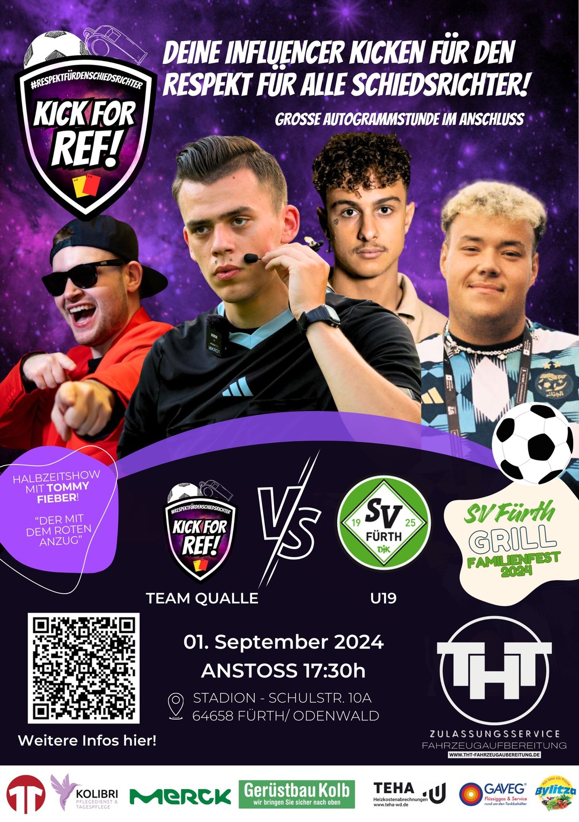 KICK FOR REF! beim SV Fürth Grill & Familienfest