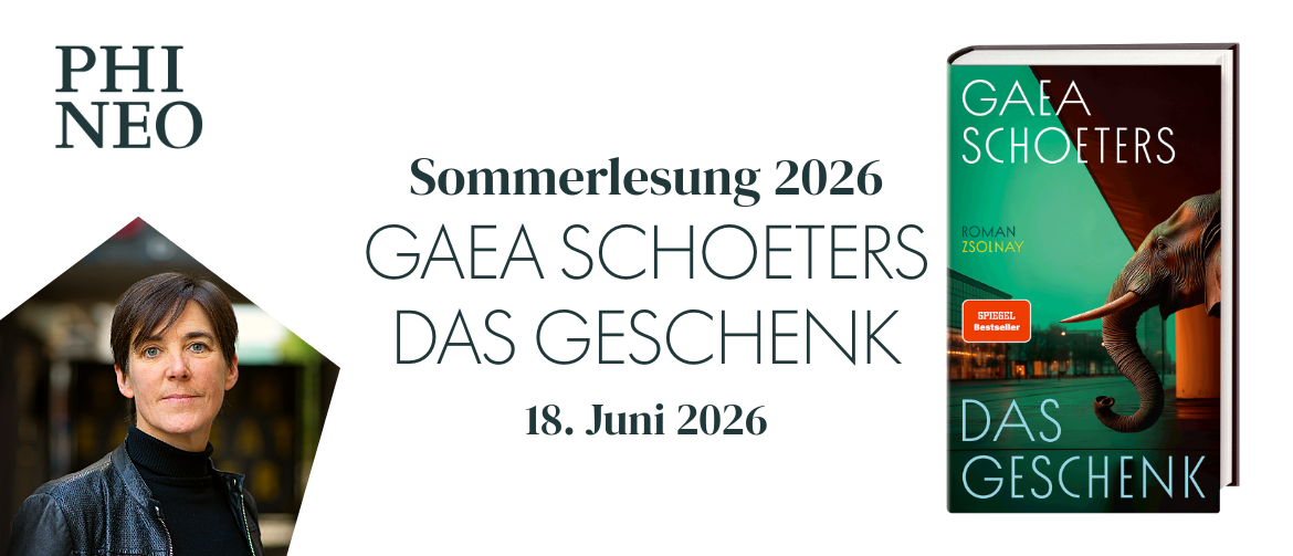 PHINEO Sommerlesung | Gaea Schoeters, Das Geschenk