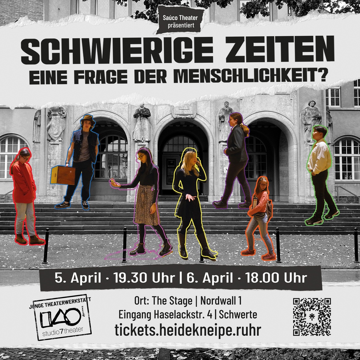 🎭 Schwierige Zeiten (Eine Frage der Menschlichkeit?) - Junge Theaterwerkstatt