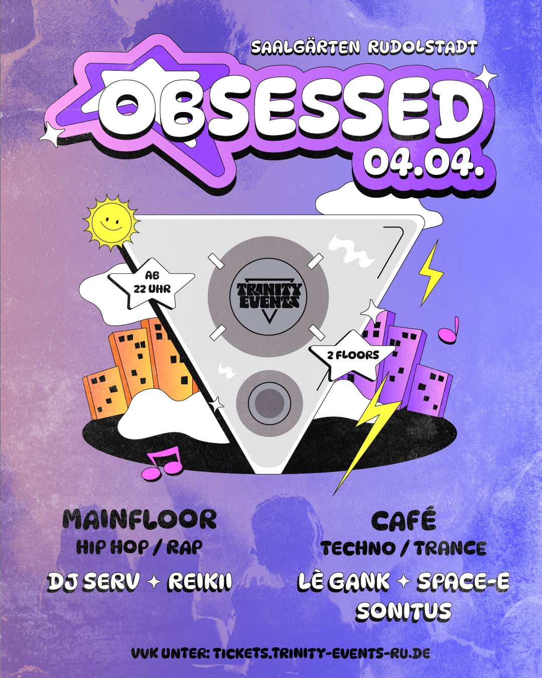OBSESSED OSTER PARTY 2026 in den SAALGÄRTEN RUDOLSTADT