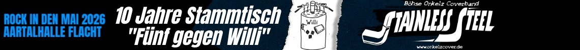 Rock in den Mai 2026 - 10 Jahre Stammtisch Willi