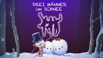 Drei Männer im Schnee