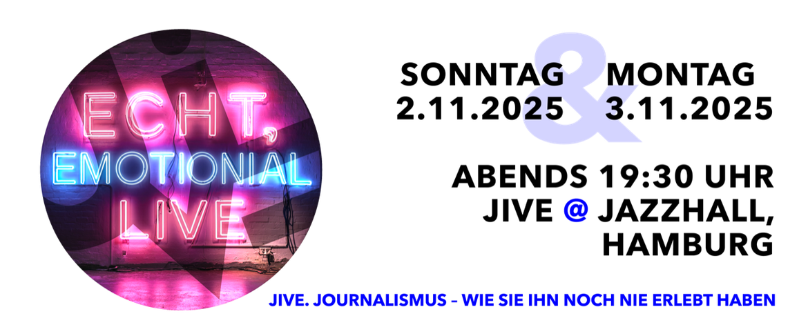 JIVE. JOURNALISMUS LIVE