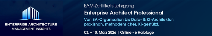 EAM-Zertifikats-Lehrgang - Enterprise Architect Professional