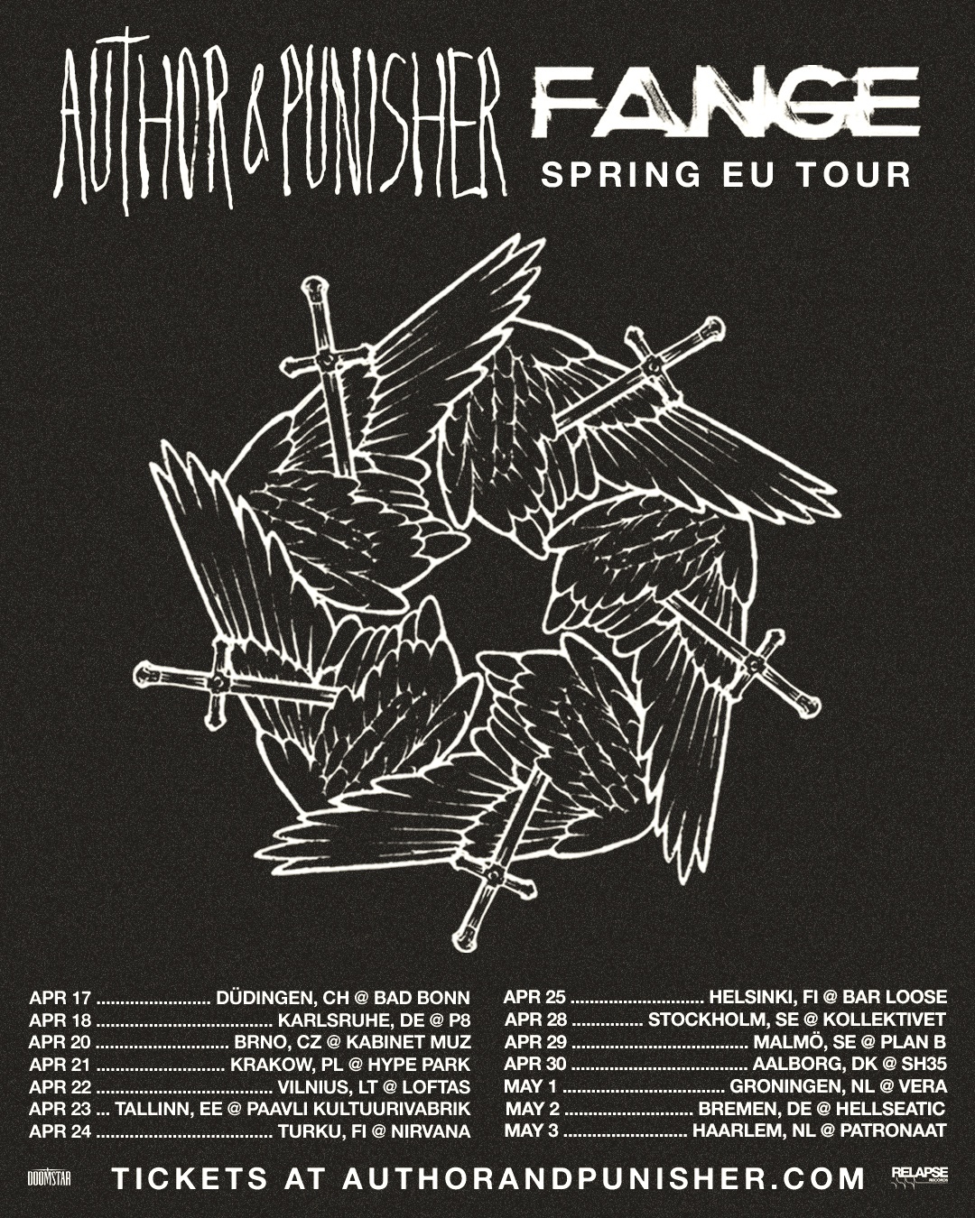 Author & Punisher + Fange + Valborg