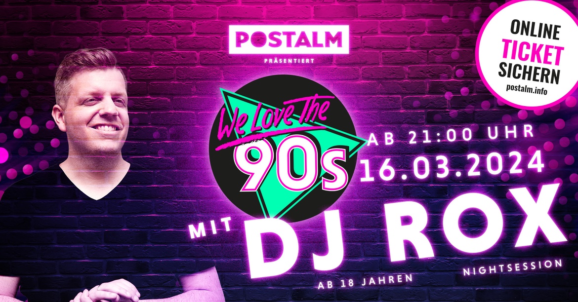 DJ ROX „WE LOVE THE 90´s“