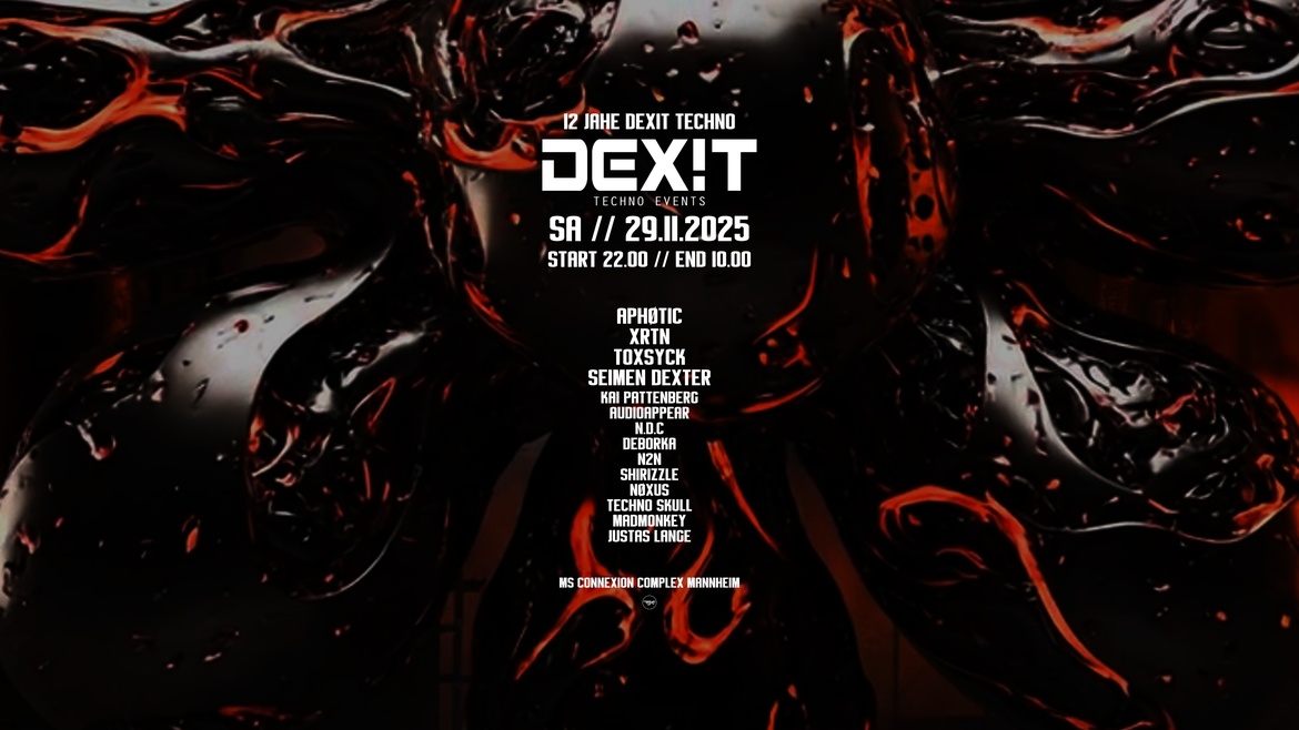 12 JAHRE DEXIT techno