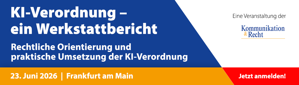 KI-Verordnung - ein Werkstattbericht