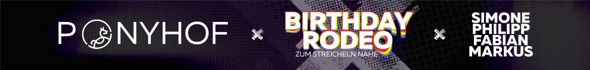 Ponyhof x Birthday Rodeo | Zum Streicheln nahe