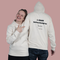 Reduziert: Hoodie "Hey, 2. OAMN Sommerkongress München" Farbe: offwhite, Druckfarbe schwarz