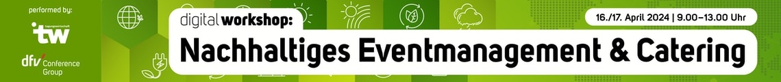 digital workshop: Nachhaltiges Eventmanagement & Catering 16.04.