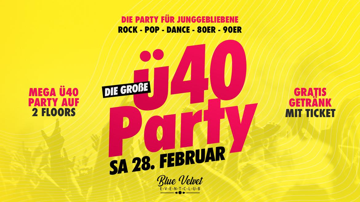 DIE GROßE Ü40 PARTY I FALKENBERG