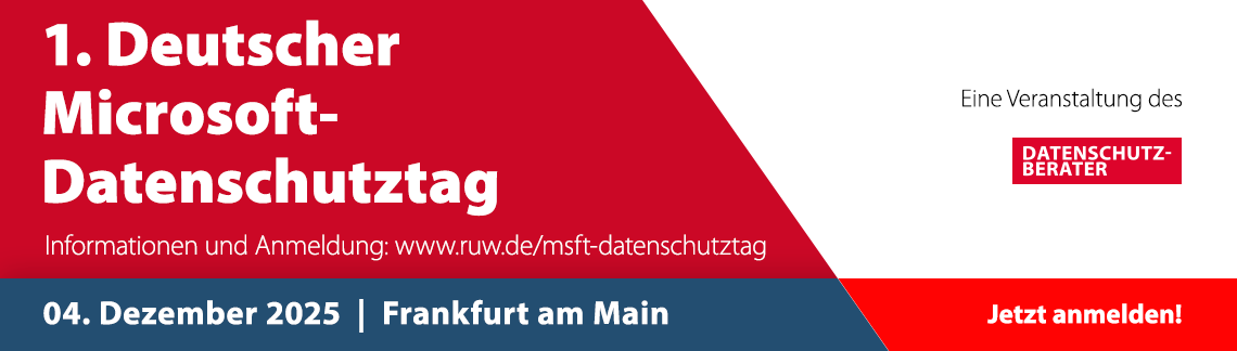 1. Deutscher Microsoft-Datenschutztag