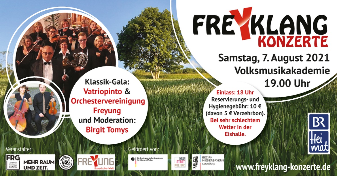 Orchestervereinigung Freyung & Vatriopinto • Moderation: Birgit Tomys (BR) - Klassik Gala