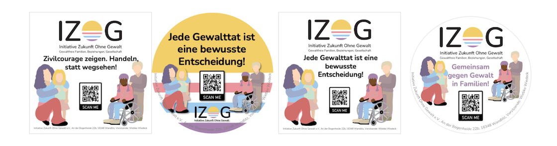 IZOG Sticker-Set (4 Motive)