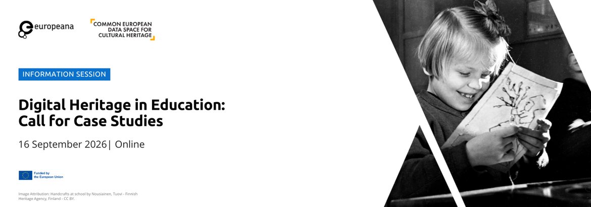 Online information session: Digital Heritage in Education – Call for Case Studies