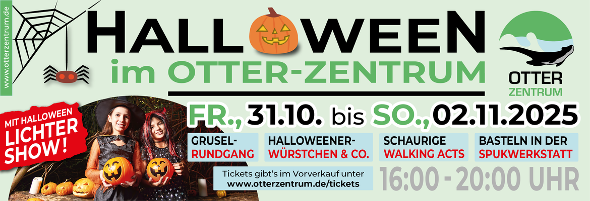 Halloween im OTTER-ZENTRUM 2025