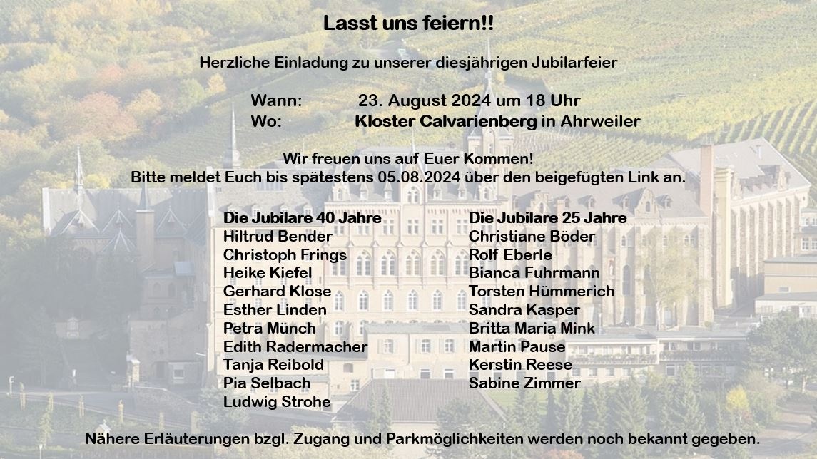 Jubilarfeier 2024