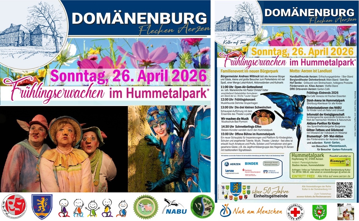 Frühlingserwachen im Hummetalpark - Motto: Aerzen ist Landlust