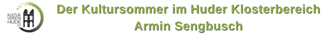 Huder Kultur-Sommer: Armin Sengbusch - Moment, ich hab's gleich!