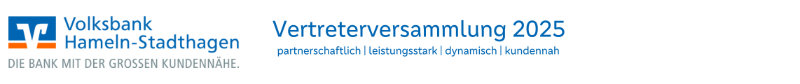 Vertreterversammlung 2025