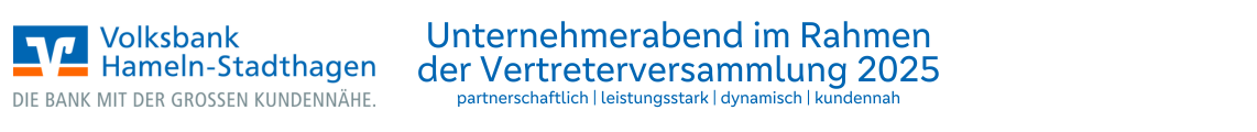 Unternehmerabend im Rahmen unserer Vertreterversammlung 2025