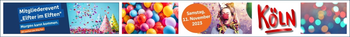 Mitglieder-Event: "Elfter im Elften - Immer wieder kölsche Lieder"