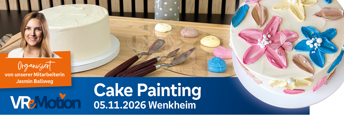 VR eMotion: Cake Painting - Torte statt Leinwand