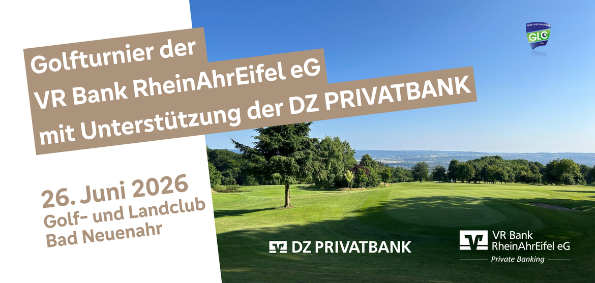 Golfturnier der VR Bank RheinAhrEifel mit Unterstützung der DZ PRIVATBANK