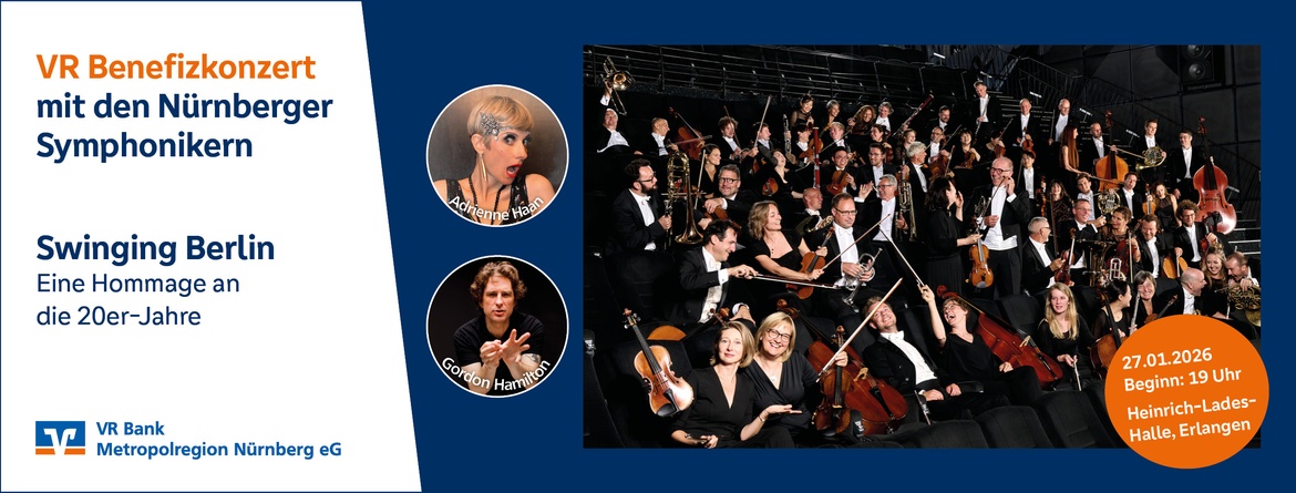 VR Benefizkonzert mit den Nürnberger Symphonikern