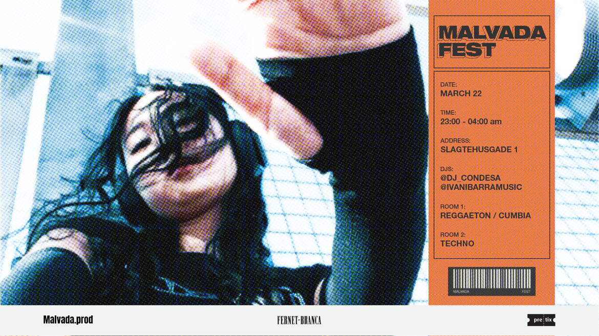 MALVADA.FEST | 2 ROOMS | TECHNO, REGGAETON, CUMBIA | TICKETS
