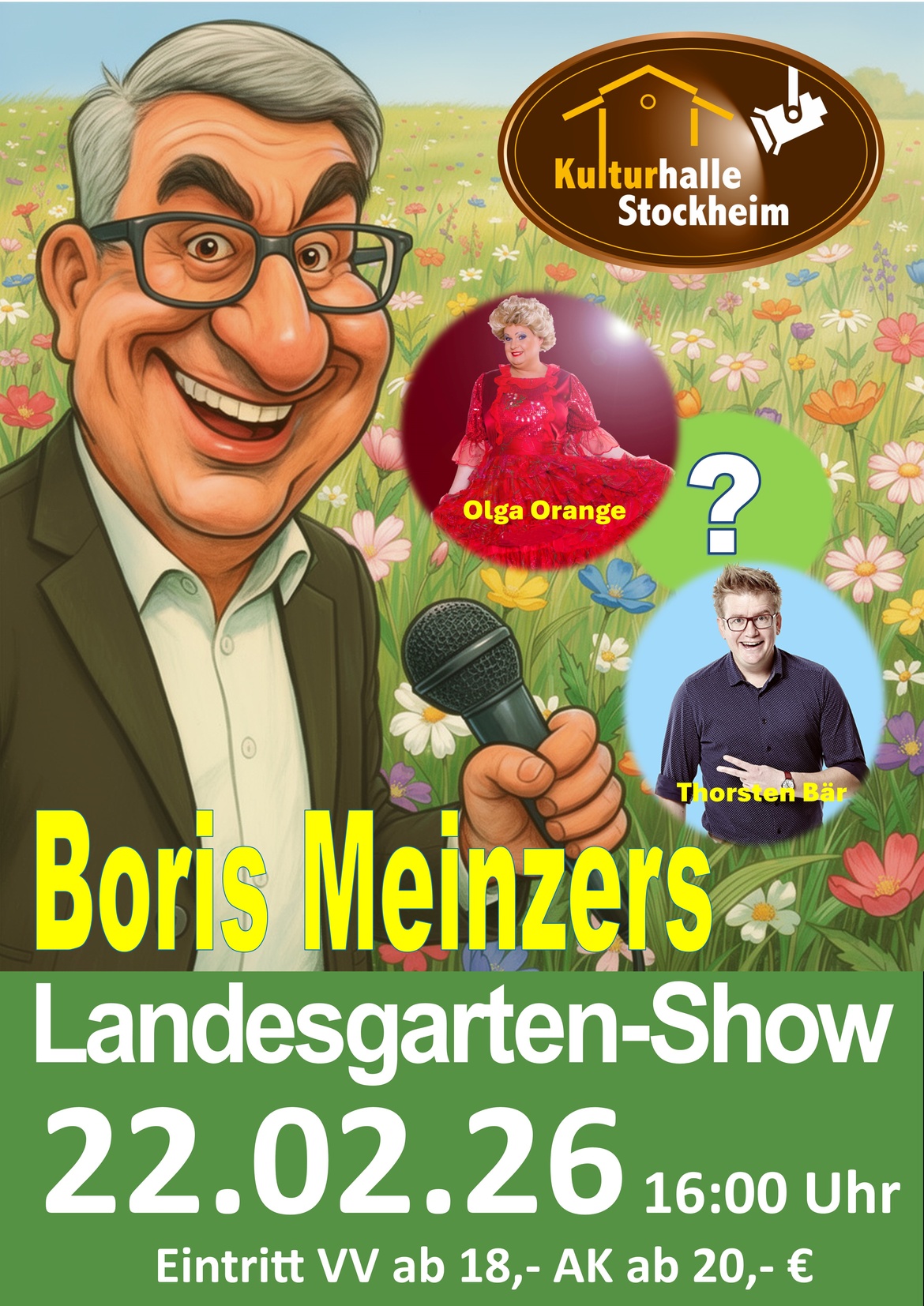 Weltpremiere in der KHS: Boris Meinzers lustige Landesgartenshow