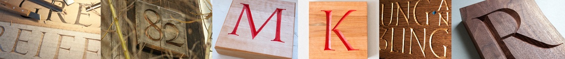 Die dritte Dimension: Schrift in Holz schneiden (Workshop)