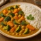 Veganes Curry mit Reis