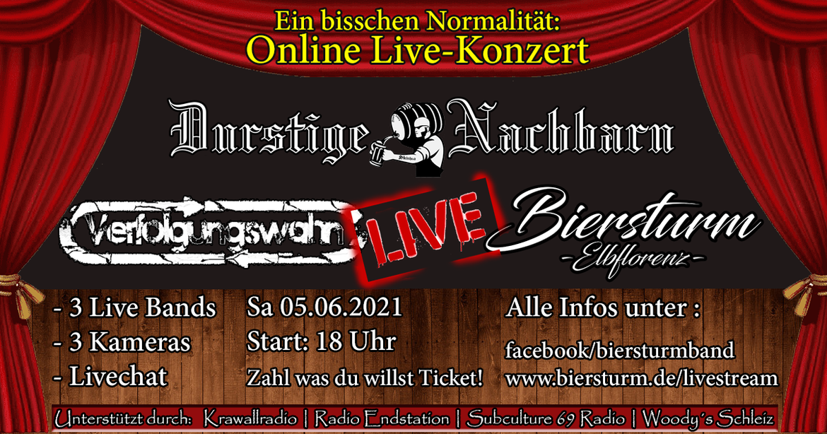 Biersturm Online Live Konzerte