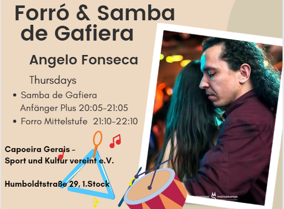 Forró and Samba de Gafieira wth Ângelo Fonseca
