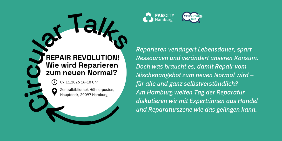 Circular Talk: REPAIR REVOLUTION! - Wie wird Reparieren zum neuen Normal?