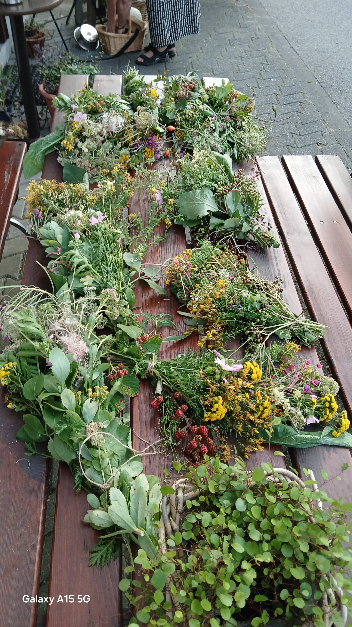 Kräuterbuschen binden zu Maria Himmelfahrt