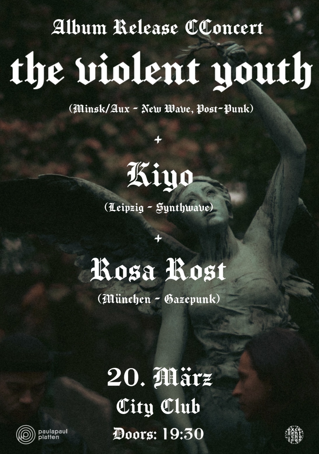 Albumrelease-CConcert: The Violent Youth + Kiyo + Rosa Rost