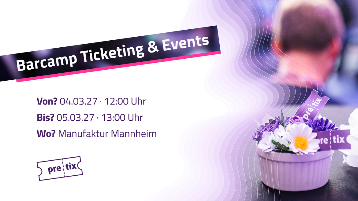 Barcamp Ticketing & Events (by pretix)