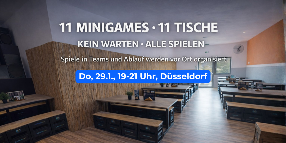 Minigame Madness – Table Edition (Düsseldorf)