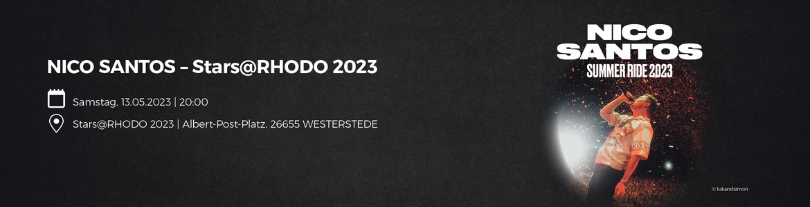 NICO SANTOS - Stars @ RHODO 2023 WESTERSTEDE