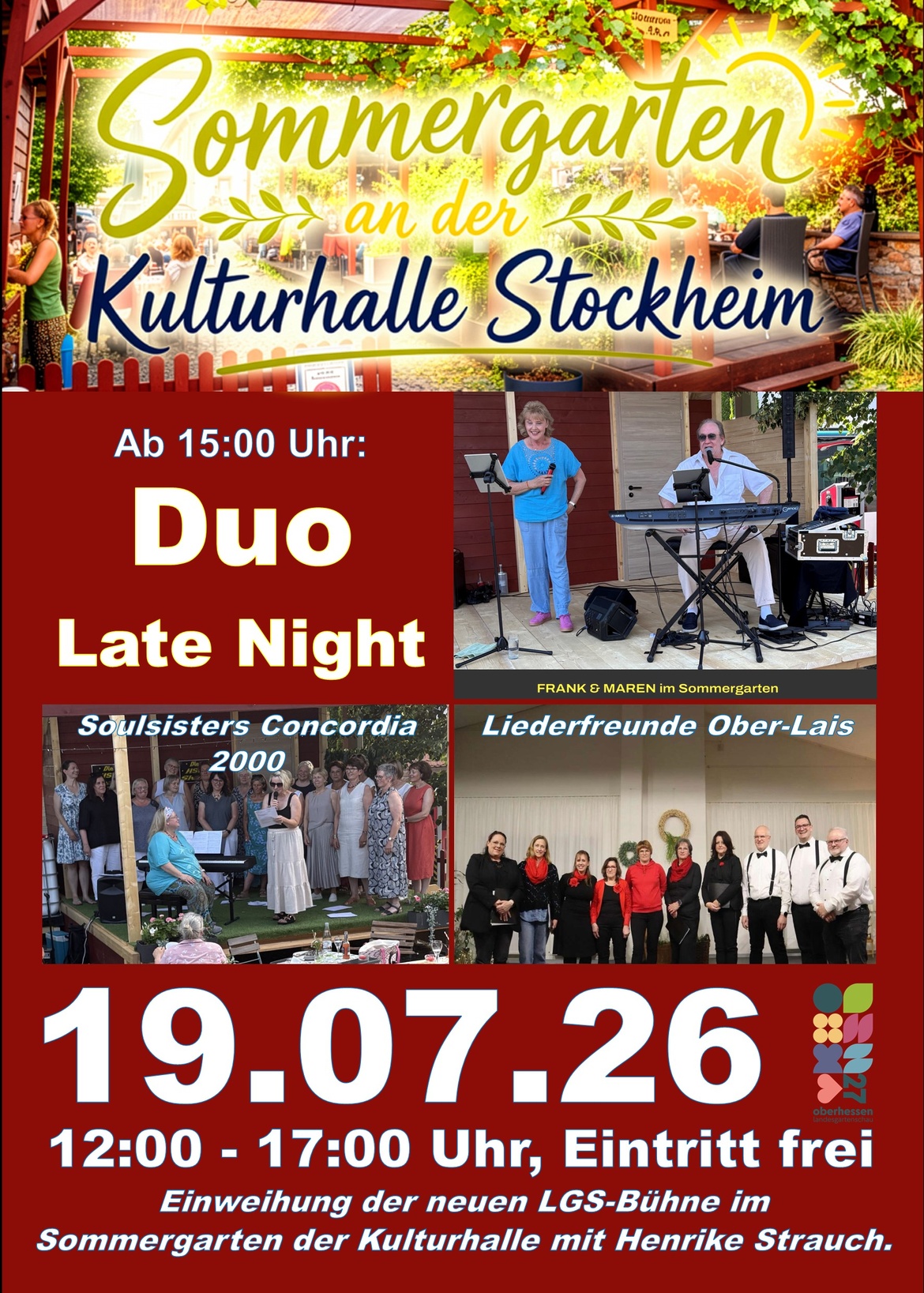 Maren & Frank als Duo Late Night im Sommergarten
