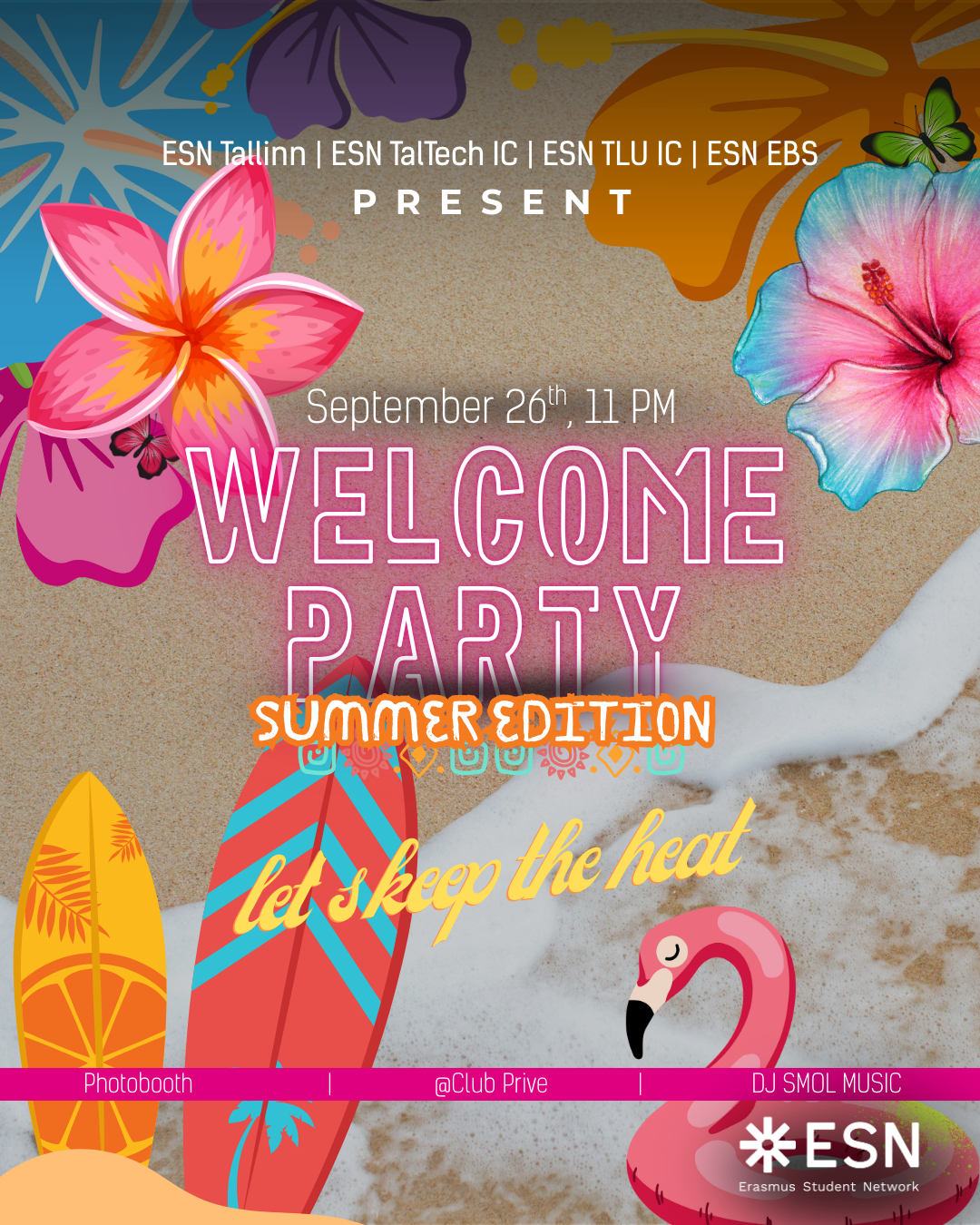 Welcome Party: Summer Edition
