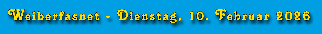 Weiberfasnet 2026