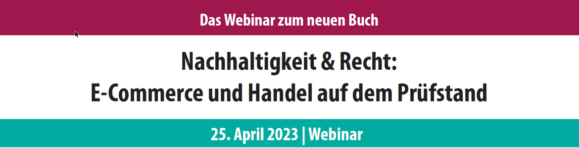 Nachhaltigkeit & Recht